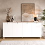 Hanah Home Nord - ND4-SW Blanco y Roble
